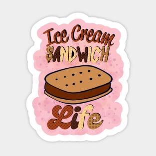 Ice Cream Sandwich Life Sticker